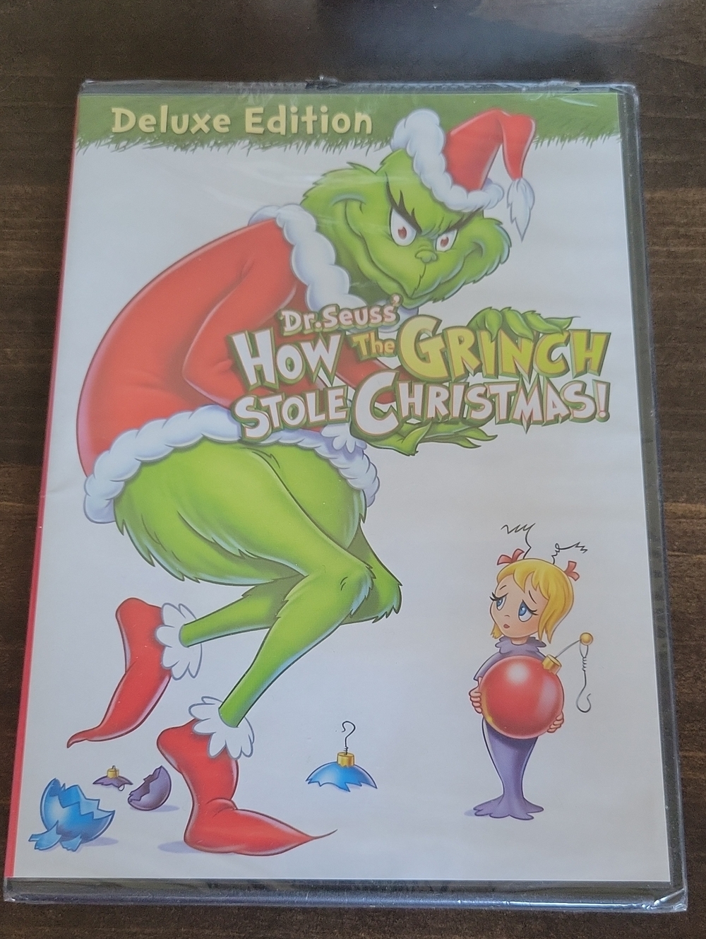 Dr. Seuss How The Grinch Stole Christmas! DVD - Green, Red, White